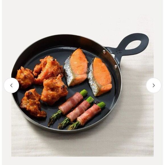 Leye Japanese Iron Grill Pizza Pan Broiler Grill Multi Purpose 8” - Picture 7 of 8